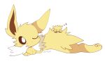  3_toes absurd_res ambiguous_gender arachnid arthropod black_sclera brown_inner_ear canid canine cheek_tuft duo eeveelution eyes_closed facial_tuft feet feral fluffy full-length_portrait fur head_tuft hi_res hindpaw jolteon joltik larger_ambiguous larger_feral long_ears lying mammal monotone_body monotone_ears monotone_fur monotone_tail multicolored_body multicolored_fur neck_tuft nintendo nude on_front on_top on_top_of one_eye_closed pawpads paws pink_pawpads pok&eacute;mon pok&eacute;mon_(species) portrait quadruped riding satori_(verfyhi) scut_tail short_tail side_view simple_background size_difference sleeping smaller_ambiguous smaller_feral sound_effects toes tuft two_tone_body two_tone_fur video_games white_background white_body white_eyes white_fur yellow_body yellow_ears yellow_fur yellow_tail zzz 