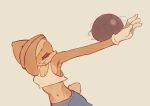 absurd_res anthro ball basketball basketball_(ball) blonde_hair bottomwear breasts brown_hair clothing crop_top female gloves green_eyes hair handwear hi_res lagomorph leporid lola_bunny looney_tunes mammal navel rabbit shirt short_tail skirt smile solo tail tank_top topwear trashyy_noway warner_brothers white_clothing white_gloves white_handwear