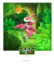  artist_name blawn_z bush castform castform_(sunny) comfey commentary dancing english_commentary english_text fern floating fomantis full_body glowing grass highres jungle kecleon leaf lurantis motion_lines nature outdoors petals plant pokemon pokemon_(creature) pokemon_focus tree unfinished vines 