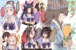  2boys 6+girls ahoge animal_ears basket beanie black_hair black_jacket blue_eyes blunt_bangs blush bow bowtie breasts brown_eyes brown_hair brown_hat brown_jacket closed_eyes closed_mouth collared_shirt commentary_request dream_journey_(umamusume) ear_bow ear_covers ears_through_headwear eyewear_strap fenomeno_(black_flames_of_the_righteous_spirit)_(umamusume) fenomeno_(umamusume) flipped_hair flower glasses gloves gold_ship_(umamusume) grey_hair grey_hat hair_between_eyes hat highres holding holding_basket hood hoodie horse_ears horse_girl horse_tail horseshoe_hat_ornament horseshoe_ornament jacket large_breasts long_hair long_sleeves medium_breasts multicolored_hair multiple_boys multiple_girls nakayama_festa_(casual)_(umamusume) nakayama_festa_(umamusume) open_clothes open_jacket open_mouth orange_hair orfevre_(umamusume) peaked_cap pillbox_hat puffy_short_sleeves puffy_sleeves purple_bow purple_bowtie purple_eyes purple_hair purple_shirt sailor_collar sailor_shirt school_uniform shaded_face shirt short_sleeves single_ear_cover small_breasts smile stay_gold_(umamusume) streaked_hair tail tearing_up tracen_school_uniform two-tone_hair umamusume white_gloves white_hair white_hoodie white_sailor_collar white_shirt yue_(lov_n_n) 