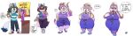 abdominal_bulge absurd_res accessory age_progression airamy alpha_channel anthro aquatic beverage big_breasts blue_clothing blue_footwear blue_shoes breast_expansion breasts brown_clothing brown_gloves brown_handwear canid canine clothing collared_shirt container crossgender cup dress english_text expansion eyewear eyewear_on_head facial_markings female filleduphog fingerless_gloves footwear fur gem gender_transformation gloves goggles goggles_on_head grey_clothing grey_footwear grey_shoes hair hair_accessory hair_bun handwear head_markings hi_res jewelry lady_walrus_(sonic_boom) male mammal markings mask_(marking) mature_female milkshake mtf_crossgender mtf_transformation multicolored_clothing necklace open_mouth open_smile overweight overweight_female palette_(palettethepainter) pattern_clothing pattern_shirt pattern_topwear pearl_(gem) pearl_necklace pinniped polo_shirt purple_clothing purple_dress purple_eyes purple_makeup raccoon_dog sega sequence shirt shoes sipping smile solo sonic_boom sonic_the_hedgehog_(series) striped_clothing striped_shirt striped_topwear stripes tail tanuki teal_hair text thick_thighs topwear transformation tusks vanilla_the_rabbit walrus weight_gain white_body white_clothing white_fur white_gloves white_handwear