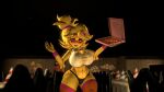  16:9 2021 3d_(artwork) animatronic anthro avian big_breasts bird blonde_hair blush breasts chica_(cally3d) chica_(fnaf) chicken cleavage clothed clothing digital_media_(artwork) female five_nights_at_freddy&#039;s food footwear futawhore3d galliform gallus_(genus) hair legwear machine midriff navel panties phasianid pink_eyes pizza pizza_box robot shirt socks solo tank_top thick_thighs thigh_highs thigh_socks topwear underwear video_games wide_hips widescreen yellow_body 