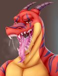  absurd_res anthro bodily_fluids dragon drooling hi_res icon male mouth_shot open_mouth pose saliva slobber solo teeth throat tongue tongue_out tsukithecat zyro zyrothedragon 
