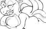  beast_(disambiguation) breasts female monochrome nintendo non-mammal_breasts non-mammal_nipples pok&eacute;mon pok&eacute;mon_(species) salazzle solo tagme video_games 