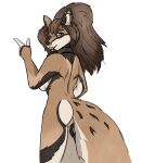 2026 alpha_channel anthro black_nose breasts brown_body brown_fur brown_hair butt canid canine canis ear_piercing female fluffy fluffy_tail fur hair hi_res looking_at_viewer mammal nude piercing portrait purple_eyes sillyvladek smile solo sonia_v tail tan_body tan_fur three-quarter_portrait wolf