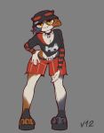 2026 absurd_res anthro biped bottomwear calico_cat clothed clothed_anthro clothed_female clothing collar colored detailed dibujosv12 digital_drawing_(artwork) digital_media_(artwork) domestic_cat ear_piercing epic_games eyelashes eyewear eyewear_on_head felid feline felis female female_anthro footwear fortnite full-length_portrait fully_clothed fully_clothed_anthro fully_clothed_female hat headgear headwear hi_res looking_at_viewer mammal meow_skulls metalhead_meow_skulls multicolored_body piercing portrait pose sandals shirt shoes shorts solo spiked_collar spikes standing sunglasses sunglasses_on_head topwear wearing_sunglasses yellow_eyes