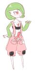 animal_genitalia animal_penis bottomwear canine_genitalia canine_penis clothed clothing erection femboy furry-specific_jewelry gardevoir generation_3_pokemon genitals green_hair hair humanoid knot knotted_penis liveactors male nintendo not_furry open_bottomwear open_clothing open_pants pants penis pokemon pokemon_(species) solo suspenders tools workwear wrench