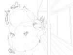 2026 abdominal_bulge absurd_res after_vore animal_humanoid areola belly big_belly big_breasts big_butt body_outline breasts butt canid canid_humanoid canine canine_humanoid digestion digestion_noises duo female female_pred female_prey fourofour fox_humanoid hi_res huge_belly huge_breasts humanoid humanoid_pred hyper hyper_belly mammal mammal_humanoid monochrome nipples pregnant pregnant_pred pregnant_prey sitting vore