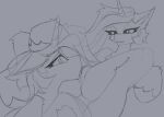 clitoris cunnilingus duo equid equine eye_contact female female/female feral feral_on_feral friendship_is_magic genitals greyscale hand_on_head hasbro hi_res hoofindust horn incest_(lore) inner_ear_fluff line_art looking_at_another mammal monochrome my_little_pony mythological_creature mythological_equine mythology oral princess_celestia_(mlp) princess_luna_(mlp) sex sibling_(lore) simple_background sister_(lore) sisters_(lore) sketch spread_legs spreading tongue tongue_out tuft vaginal winged_unicorn wings