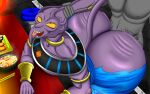  beerus big_butt butt canid canine clothed clothing digital_media_(artwork) domestic_cat dragon_ball dragon_ball_super duo felid feline felis fucked_silly hi_res huge_butt humanoid male male/male male_penetrated male_penetrating male_penetrating_male mammal nobody147 nude penetration sex 