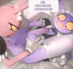 4_fingers anal anthro anus ball_grab balls big_balls big_penis blush bodily_fluids clothing duo evil_jax_(tadc) eyelashes femboy fingers flustered genitals glitch_productions hand_on_head heart_symbol hi_res jax_(tadc) lagomorph leporid long_eyelashes looking_pleasured lying maid_headdress maid_uniform male male/male mammal narrowed_eyes on_back oral penis rabbit rimming saliva_on_anus sex solomonbnuy speech_bubble sweat sweatdrop the_amazing_digital_circus tongue tongue_out uniform wide_eyed