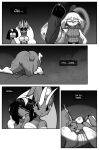 2026 4_eyes absurd_res andre_(cuchuflin) anthro biped black_sclera breasts butt buzzwole clothed clothing comic cuchuflin defeated digital_drawing_(artwork) digital_media_(artwork) featureless_breasts female female_anthro female_humanoid generation_4_pokemon generation_7_pokemon greyscale group hi_res humanoid lopunny male male_humanoid monochrome multi_eye nintendo pokemon pokemon_(species) serious shocked stuck_in_ground tamara_kazamoto ultra_beast wide_eyed wounded