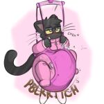 1:1 absurd_res ambiguous_gender anonymous_character anthro baby_bouncer big_diaper black_body black_eyewear black_fur black_glasses black_tail blush blush_lines bodily_fluids button_(fastener) clothed clothing diaper diaper_under_clothing diaper_under_onesie domestic_cat drooling erection erection_in_diaper eyewear feces felid feline felis full-length_portrait fur glasses heart_eyes heart_symbol hi_res huge_diaper ludis-luteo mammal motion_lines narrowed_eyes onesie open_mouth open_smile pink_inner_ear pink_onesie pooping portrait saliva signature simple_background smile snapsuit soiled_diaper soiling soiling_diaper solo sound_effects suspension tail teeth third-party_edit three-quarter_view unclean_diaper used_diaper using_diaper vladigaunt vocalization vowelless vowelless_sound_effect wearing_diaper wearing_glasses whiskers yellow_sclera zipper
