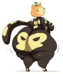 absurd_res anthro arizonathevixen big_breasts big_butt breasts butt domestic_cat epic_games felid feline felis female food for_a_head fortnite fruit hi_res huge_butt huge_hips huge_thighs looking_at_viewer looking_back mammal object_head plant pumpkin pumpkin_head side_boob solo spice_(fortnite) thick_thighs wide_hips
