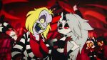  archive_of_our_own beetlehell beetlejuice beetlejuice_(cartoon) beetlejuice_(musical) beetlejuice_beetlejuice betelgeuse_(beetlejuice) blitzo_(helluva_boss) checkered_clothes commentary crossover crossover_pairing english_commentary fanfiction_available goth_fashion gothic_punk hell hellaverse helluva_boss highres jacket loona_(helluva_boss) millie_(helluva_boss) moxxie_(helluva_boss) photoshop_(medium) second-party_edit striped_clothes striped_jacket third-party_edit tim_burton_(style) toon_(style) vivziepop vivziepop_(style) 