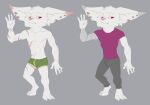  2019 3_toes 4_fingers abdominal_scar anthro arm_scar arm_tuft bandaged_arm bast_(wolvace) belly biceps big_ears big_eyes big_head bottomwear bristol cheek_tuft chest_scar claws closed_frown clothed clothed_anthro clothed_male clothing colored deltoids ear_scar ear_tuft earhole elbow_tufts eyebrows facial_tuft fan_character feet fingers flat_colors front_view full-length_portrait fully_clothed fully_clothed_anthro fully_clothed_male fur glaring grey_background grey_bottomwear grey_clothing grey_pants half-closed_eyes head_tuft humanoid_hands league_of_legends leg_scar looking_aside looking_at_viewer male male_anthro mammal narrowed_eyes navel pants pecs pink_nose plantigrade portrait pupils purple_clothing purple_shirt purple_t-shirt purple_topwear red_eyes red_pupils ribcage riot_games scar serratus shirt short_anthro short_male simple_background slim_anthro slim_male solo standing t-shirt toes topless topless_anthro topless_male topwear triceps tuft video_games white_arms white_belly white_body white_chest white_claws white_ears white_eyebrows white_face white_feet white_fingers white_fur white_hands white_inner_ear white_legs white_neck white_toes yordle 