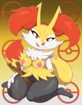  2021 anthro anus big_breasts big_butt bigdon1992 biped braixen breasts butt canid canine digital_drawing_(artwork) digital_media_(artwork) female fur genitals hi_res inner_ear_fluff looking_at_viewer mammal multicolored_body multicolored_fur nintendo nipples nude pok&eacute;mon pok&eacute;mon_(species) pupils pussy red_eyes red_pupils short_stack solo thick_thighs tuft video_games white_body white_fur yellow_body yellow_fur 