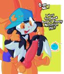  absurd_res animal_genitalia animal_penis anthro belt big_dom_small_sub bodily_fluids clothing collar crossgender dialogue dominant erection female footwear genitals gloves handwear hat headgear headwear hi_res huepow humor imminent_sex klonoa klonoa_(series) knot larger_male lifted male moo_(klonoa) muscular nipples onomatopoeia penis ponporio_(artist) pussy shoes size_difference smaller_female sound_effects spread_legs spreading sweat text video_games 