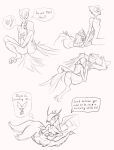  anthro anthro_on_anthro avian beak beverage bisexual blush breast_grab breast_play breasts butt butt_grab claws demon dialogue eyes_closed female female/female fluffy fluffy_tail group hair hand_on_breast hand_on_butt helluva_boss hi_res husband_and_wife looking_pleasured love male male/female married_couple mature_female mature_male monochrome nipples open_mouth open_smile partner_swap romantic romantic_couple sex simple_background sketch smile speech_bubble stella_(helluva_boss) stolas_(helluva_boss) swingers swinging unknown_artist white_background 