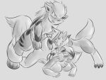  4:3 accessory adelena ambiguous_penetration anthro arcanine axel_(thatonevocals) blush breasts doggystyle eyewear female feral forced from_behind_position glasses gloves_(marking) greyscale group headband hi_res incest_(lore) leg_markings lycanroc male male/female markings midday_lycanroc midnight_lycanroc monochrome neck_tuft nintendo okwa one_eye_obstructed open_mouth penetration pok&eacute;mon pok&eacute;mon_(species) rape sex socks_(marking) stripes tetsushi tuft video_games 