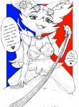  &lt;3 2021 absurd_res animal_print anthro bottomless bra braixen chest_tuft choker clothed clothing dialogue dominant dominant_female ear_piercing english_text female first_person_view flower fluffy fluffy_tail genitals greyscale gyaru heart_choker heart_glasses hi_res inner_ear_fluff isabel_(atomic417) jewelry leash leashed_pov looking_at_viewer monochrome necklace nintendo nipple_outline nns on_top penetration piercing plant pok&eacute;mon pok&eacute;mon_(species) pussy sketch solo sunflower text tongue tongue_piercing tuft underwear vaginal vaginal_penetration video_games 