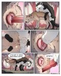  4:5 absurd_res all_fours anatomically_correct anatomically_correct_genitalia anatomically_correct_pussy animal_genitalia animal_penis animal_pussy anus ass_to_ass balls bodily_fluids canid canine canine_genitals canine_penis canine_pussy canis close-up colored comic cum cum_in_pussy cum_inside cumshot detailed_background dialogue digital_media_(artwork) doggystyle duo ejaculation eliv english_text erection female female_penetrated feral feral_on_feral feral_penetrated feral_penetrating feral_penetrating_feral from_behind_position fur genital_fluids genitals grass hi_res knot knot_root knotting male male/female male_penetrating male_penetrating_female mammal mightyena mounting multicolored_body nintendo nipples nude open_mouth orgasm outside outside_sex penetration penis plant pok&eacute;mon pok&eacute;mon_(species) pussy sex simple_background smile speech_bubble standing story text tree vaginal vaginal_knotting vaginal_penetration video_games werewolfdegenerate wolf 