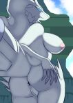  absurd_res anthro anthrofied anus big_breasts big_butt breasts butt dragon female genitals hand_on_butt hi_res humanoid humanoid_genitalia justwhite legendary_pok&eacute;mon looking_at_viewer nintendo nipples pok&eacute;mon pok&eacute;mon_(species) pok&eacute;morph pussy raised_tail reshiram serious solo video_games 