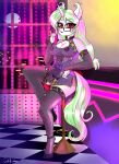  absurd_res anthro caliluminos clothing equid equine female hasbro hi_res horn horse mammal my_little_pony nude pony solo suit translucent unicorn 