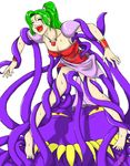  breasts cleavage earrings erect_nipples final_fantasy final_fantasy_vi green_hair jewelry orthros panties tentacle tickling tina_branford ultros underwear 