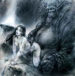  breasts demon louis_royo lowres medium_breasts saliva sex 