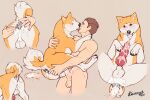  3:2 absurd_res akita anal anal_penetration anal_tugging animal_genitalia animal_penis anus balls bestiality black_anus blush bodily_fluids canid canine canine_penis canis cum cum_from_ass cum_in_ass cum_in_mouth cum_in_own_mouth cum_in_self cum_inside cum_on_anus cum_on_balls cum_on_face cum_on_self cum_string cum_while_penetrated deormynd domestic_dog duo feral feral_penetrated french_kissing genital_fluids genitals hi_res human human_on_feral human_penetrating human_penetrating_feral interspecies kissing male male/male male_on_feral male_penetrated male_penetrating male_penetrating_male mammal penetration penis spitz spread_anus spreading tongue tongue_out 