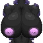  1:1 abs alpha_channel animated anthro areola arthropod big_breasts bouncing_breasts breasts carapace cleavage clothed clothing female glowing glowing_nipples hands_behind_back huge_breasts insect knockedoutdragon low_res myriapod nintendo nipples nude pink_nipples pok&eacute;mon pok&eacute;mon_(species) scolipede short_playtime simple_background solo transparent_background trinity_(farran_height) video_games 