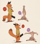  anthro bottomless canid canine censored clothed clothing disney edtropolis female fox hi_res judy_hopps lagomorph leporid male male/female mammal nick_wilde nude rabbit shirt topwear zootopia 