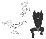  2016 4_toes 5_fingers abs action_pose anthro arm_tuft athletic athletic_anthro athletic_male belly black_body black_claws black_eyebrows black_fur black_nipples bristol bulge cheek_tuft chin_tuft chiropteran claws closed_frown clothed clothing colored_sketch digital_media_(artwork) elbow_tufts erection eyebrows eyes_closed facial_tuft feet fingers front_view full-length_portrait fur genitals glans grey_arms grey_belly grey_chest grey_ears grey_face grey_feet grey_inner_ear grey_legs grey_speedo grey_toes head_tuft humanoid_genitalia humanoid_hands humanoid_penis looking_at_viewer looking_forward male male_anthro mammal motion_lines navel nipples partially_clothed partially_clothed_anthro partially_clothed_male pecs penis pink_nose poking_out portrait pose rear_view short_anthro short_male side_view simple_background sitting sketch solo spread_legs spreading standing star star_symbol symbol toes tuft vein veiny_penis white_background 