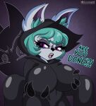  angry animated big_breasts breasts clothed clothing duo english_text female green_hair grope hair hood huge_breasts humanoid humanoid_pointy_ears league_of_legends loop open_mouth riot_games shadowthespirit short_playtime short_stack simple_background text vex_(lol) video_games yordle 