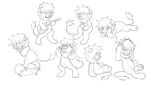  2015 angry anthro bottomless cheek_tuft clothed clothing determined digital_drawing_(artwork) digital_media_(artwork) eyes_closed facial_tuft felid frown fur grin guitar hair happy headphones kitchiki line_art lion lying male mammal mane matt_(scratch21) monochrome musical_instrument narrowed_eyes nude on_front pantherine pawpads plucked_string_instrument raised_arms sad scratch21 simple_background sitting skateboard sketch smile solo standing string_instrument tail_tuft topless tuft white_background worried 