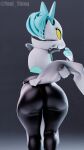  3d_(artwork) 4_fingers 9:16 anthro big_butt blender_(software) butt deltarune digital_media_(artwork) female fingers hi_res machine robot tasque_manager thick_thighs undertale_(series) video_games wide_hips yovi_thing 