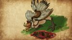  16:9 abdominal_bulge anthro anthro_prey ardeas armor avian beak biped bird bird_feet blue_body blue_eyes bodily_fluids bridle chocobo clothing esophagus feathered_crest feathered_wings feathers feral feral_pred final_fantasy galliform green_eyes grey_body gyro_feather gyrotech head_crest hi_res internal mace male male_pred male_prey melee_weapon neck_bulge oral_vore peafowl phasianid pink_body reins saddle saliva same_size_vore scarf silent_e square_enix tail_feathers video_games vore weapon white_body widescreen winged_arms wings 