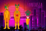  anonymous_artist anthro biped black_eyes fur green_body green_fur green_nose hi_res kangaroo looking_at_viewer macropod male mammal marsupial model_sheet orange_body orange_fur solo text 