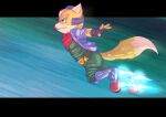  anthro boots clothing flying footwear fox_mccloud gloves handwear john_fell male nintendo rocket_boots solo star_fox video_games 