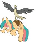  aerie_rufter animated avian bird blue_hair cutie_mark duo earth_pony equid equine falcon falconid feathered_wings feathers flying gyrotech hair hasbro hooves horse input-command mammal mane my_little_pony pink_hair pony short_playtime wings yellow_body 