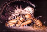  1 alien blonde_hair breasts dorian_cleavenger monster nude rape sex slime tentacle 