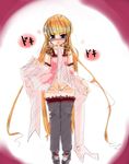  bandaid blonde_hair blue_eyes doll_joints long_hair rozen_maiden shinku 