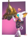  &lt;3 anthro blush boots bound canid canine chiropteran clothing duo encasement eyes_closed female footwear fox hi_res high_heeled_boots high_heels kissing legwear male male/female mammal miles_prower pantyhose radasus rouge_the_bat sega sonic_the_hedgehog_(series) suspension thigh_boots thigh_highs wings 