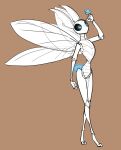  ambiguous_gender anthro arthropod beetle blue_eyes butterfly carapace digital_media_(artwork) edit elateroid featureless_crotch feretta firefly glowing glowing_eyes insect lepidopteran lepidopteran_wings mouthless simple_background small_waist solo standing stare wings 