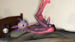  16:9 3d_(artwork) 3d_background 5_fingers abdominal_bulge amphibian anal anal_penetration anthro axo_(fortnite) axolotl balls bed blue_sclera changed_(video_game) clothed clothing detailed_background digital_media_(artwork) dildo dildo_in_ass dildo_insertion epic_games erection external_gills fangs fingers fortnite furniture genitals gills half-closed_eyes hand_on_leg hi_res humanoid_genitalia humanoid_penis inside looking_down looking_pleasured lying male mammal mole_salamander narrowed_eyes nude nude_male on_back on_bed open_mouth open_smile orangeflyingfox partially_clothed penetration penis pink_body plushie puro_(changed) salamander_(amphibian) sex_toy sex_toy_in_ass sex_toy_insertion simple_background smile solo tongue tongue_out topwear video_games widescreen 