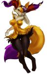  2021 5_fingers anthro austinarts4 big_breasts big_butt braixen breasts butt canid canine canis digital_media_(artwork) dipstick_ears dipstick_tail ear_piercing ear_ring fan_character featureless_breasts featureless_crotch feet female fingers fur hair hi_res inner_ear_fluff looking_at_viewer mammal markings mary_(hipcat) multicolored_body multicolored_ears multicolored_fur multicolored_tail navel nintendo piercing pok&eacute;mon pok&eacute;mon_(species) simple_background solo tail_markings thick_thighs toes tuft two_tone_body two_tone_fur video_games white_body white_fur yellow_body 