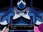  4:3 ambiguous_gender angry anthro blue_hair boss_monster bovid caprine chrissietoons clothing darkner deltarune english_text female frown fur gloves group hair hair_over_eyes handwear horn human humanoid inside king_spade kris_(deltarune) looking_down looking_up male mammal parody pink_body pink_horn prison prisoner purple_hair ralsei scalie sharp_teeth size_difference susie_(deltarune) teeth text text_box the_marvelous_misadventures_of_flapjack undertale undertale_(series) video_games white_body white_fur white_hair 