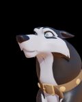  3d_(artwork) animated balto_(film) black_background blender_(software) canid canine canis collar digital_media_(artwork) domestic_dog expression_sheet feral highwizard looking_at_viewer male mammal short_playtime simple_background solo source_filmmaker steele_(balto) 