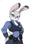  anthro big_breasts breasts disney female judy_hopps lagomorph leporid mammal pace-maker rabbit solo zootopia 